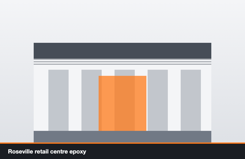 Roseville retail centre epoxy