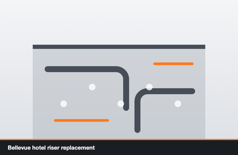 Bellevue hotel riser replacement