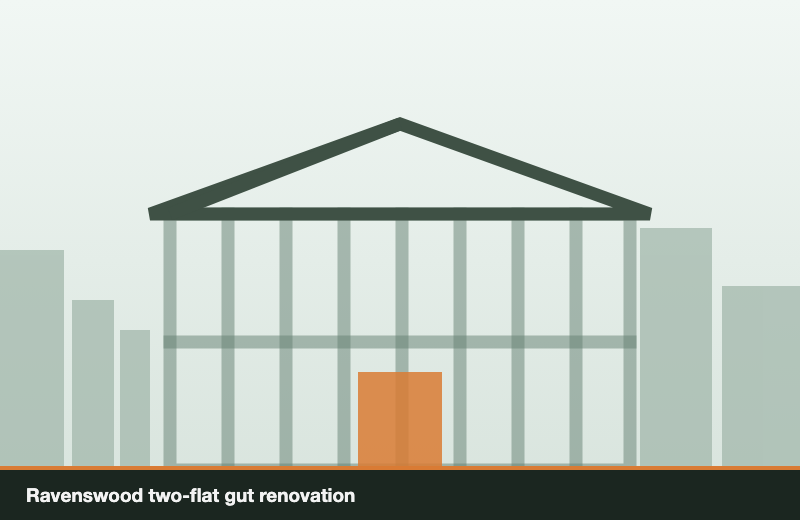 Ravenswood two-flat gut renovation