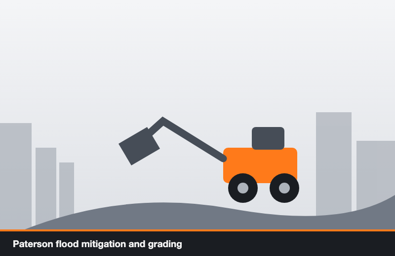 Paterson flood mitigation and grading